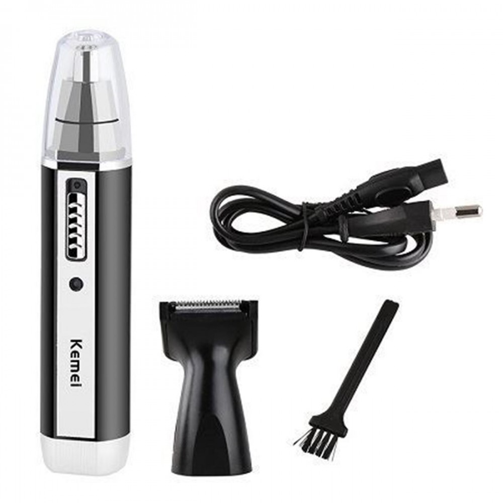 Trimmer Nose Trimmer KM-6632 Kemei 2 In 1 Rechargeable