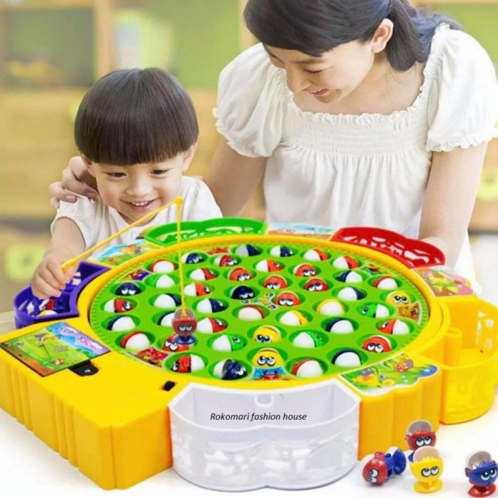 Fishing Fish Game Kids Toy (24 Fishes, 4 Players)