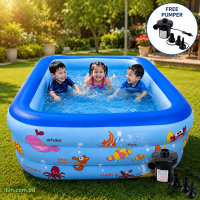 150 CM Big Size Paddling large pool Indoor Outdoor Inflatable Swimming Pool with pumper