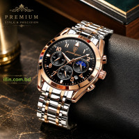 POEDAGAR Stylish Stainless Steel Watch For MenTop Luxury Fashion Business Wristwatch Waterproof Luminous Quartz Watches Relogio Masculino