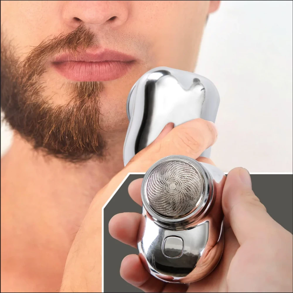 Trimmer Portable Mini Electric Shaver for Men Wet and Dry USB Washable Quick Rechargeable Waterproof Electric Shaver