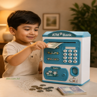 ATM Bank Saving Box  Fingerfrint Piggy