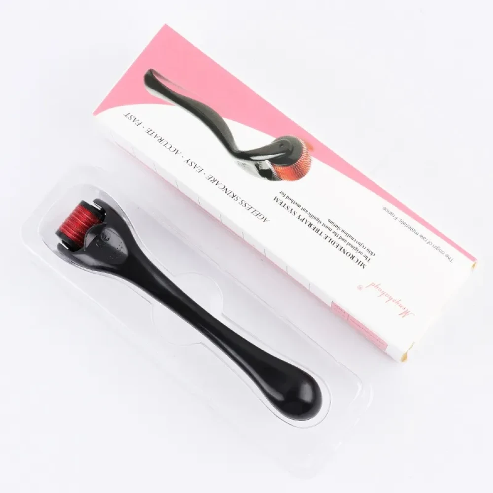 Microneedling Roller,1mm Fine Derma Roller for Men and Women,Skin Care Tool for Scar Removal Collagen Regenerated