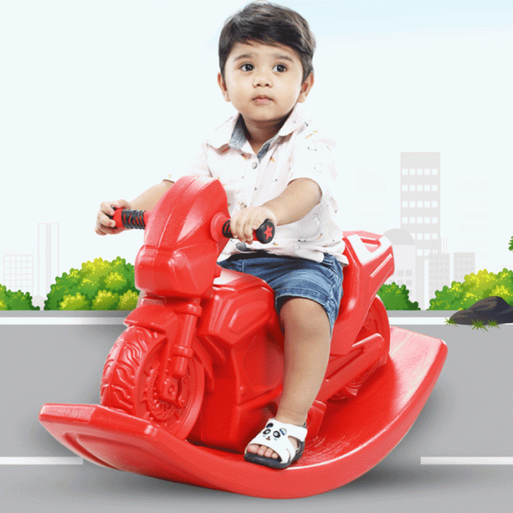 Motor Bike Rocker Red