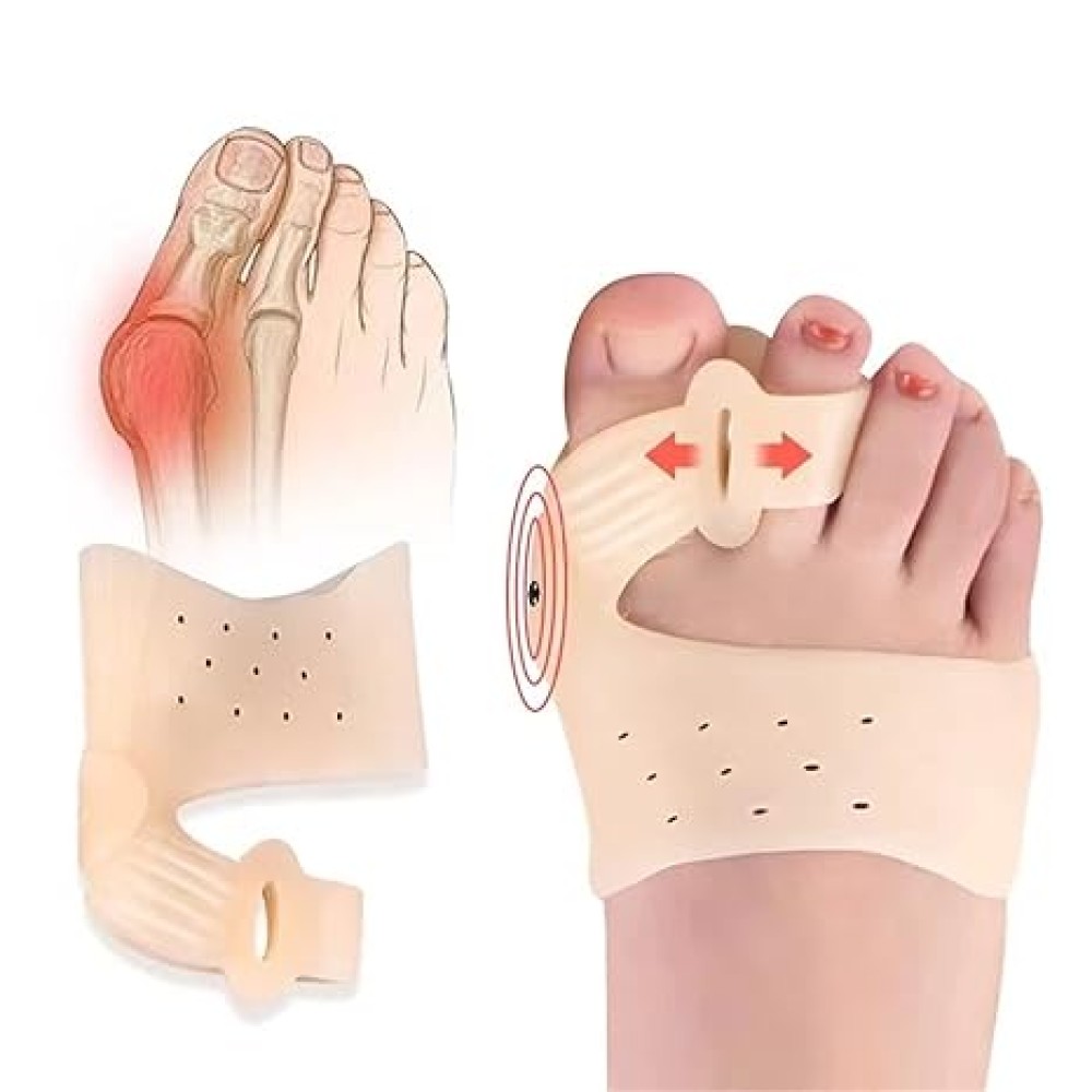 1 Pair Magnet Toe Corrector Silicone Foot Protector