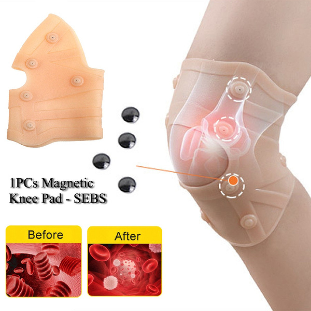 1pcs Magnet Knee Pad Brace Therapy Support Massager For Men & Women