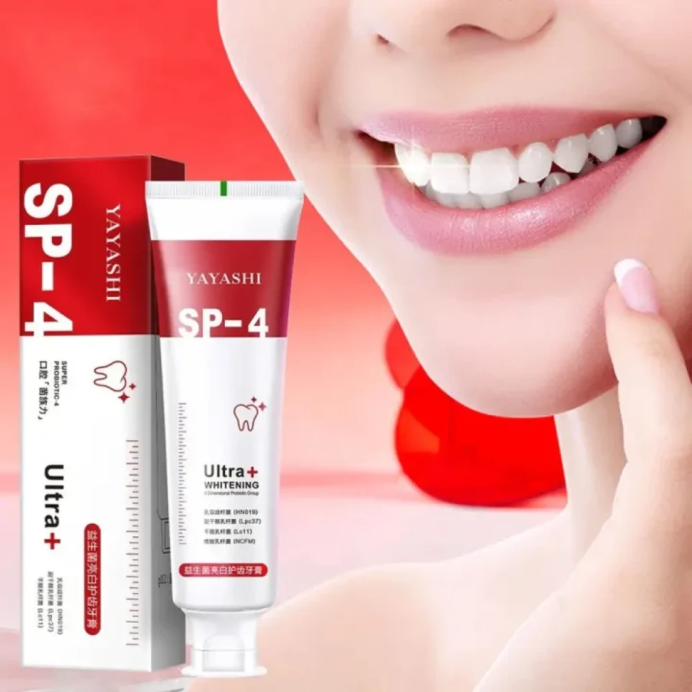 Yayashi sp-4 Probiotic Toothpaste freshen breath maintain oral health whiten teeth Stain Removing