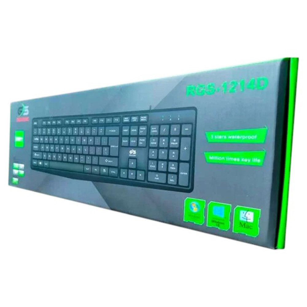 Gigasonic RGS-1214D USB Keyboard FOR ALL kinds of PCs, Laptop Supported for Personal official use