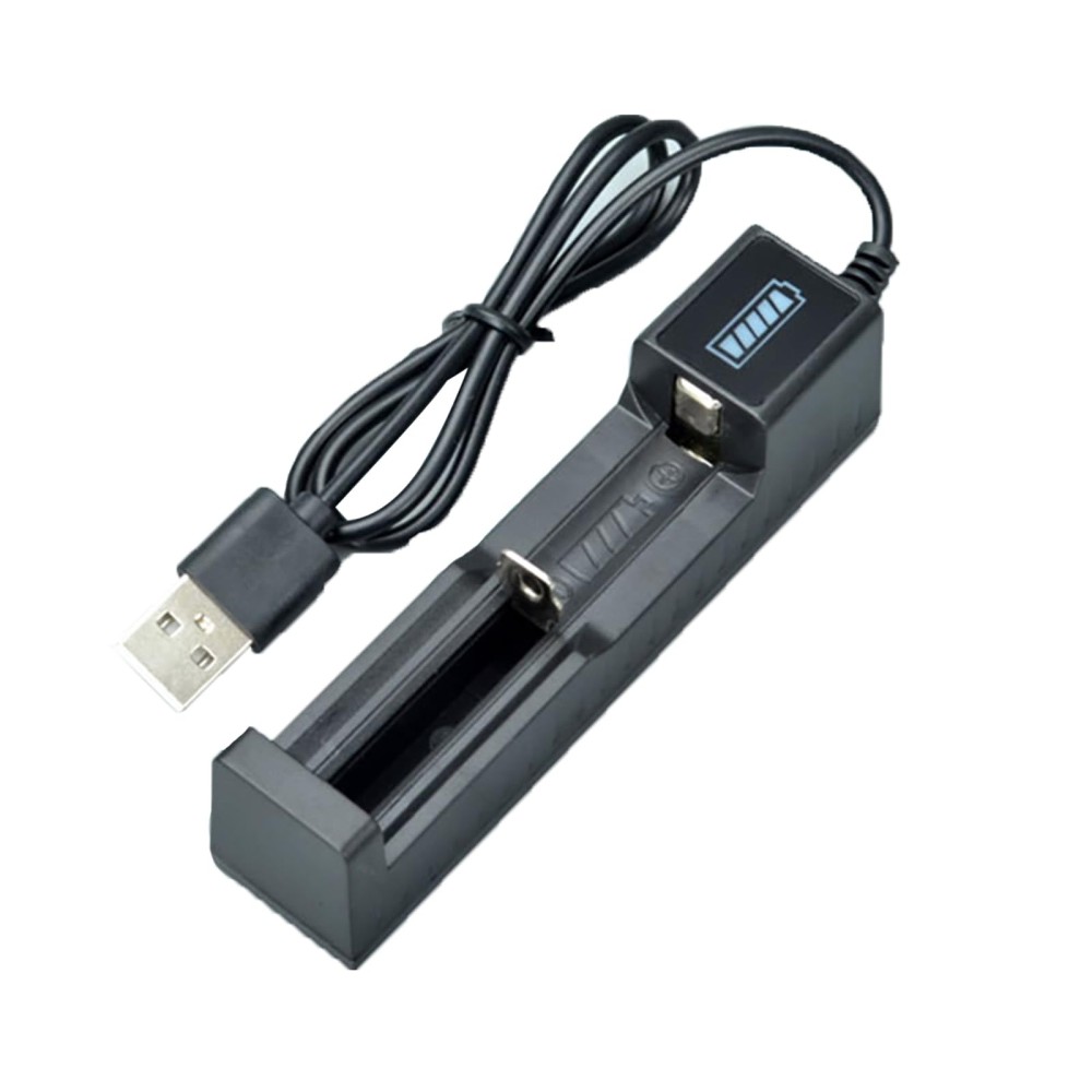1x Single XD-5018 USB Smart Battery Charger compatible with Rechargeable Batteries