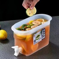 Drink Dispenser with Spigot 3.5L Leakproof Plastic Cooling Water Container