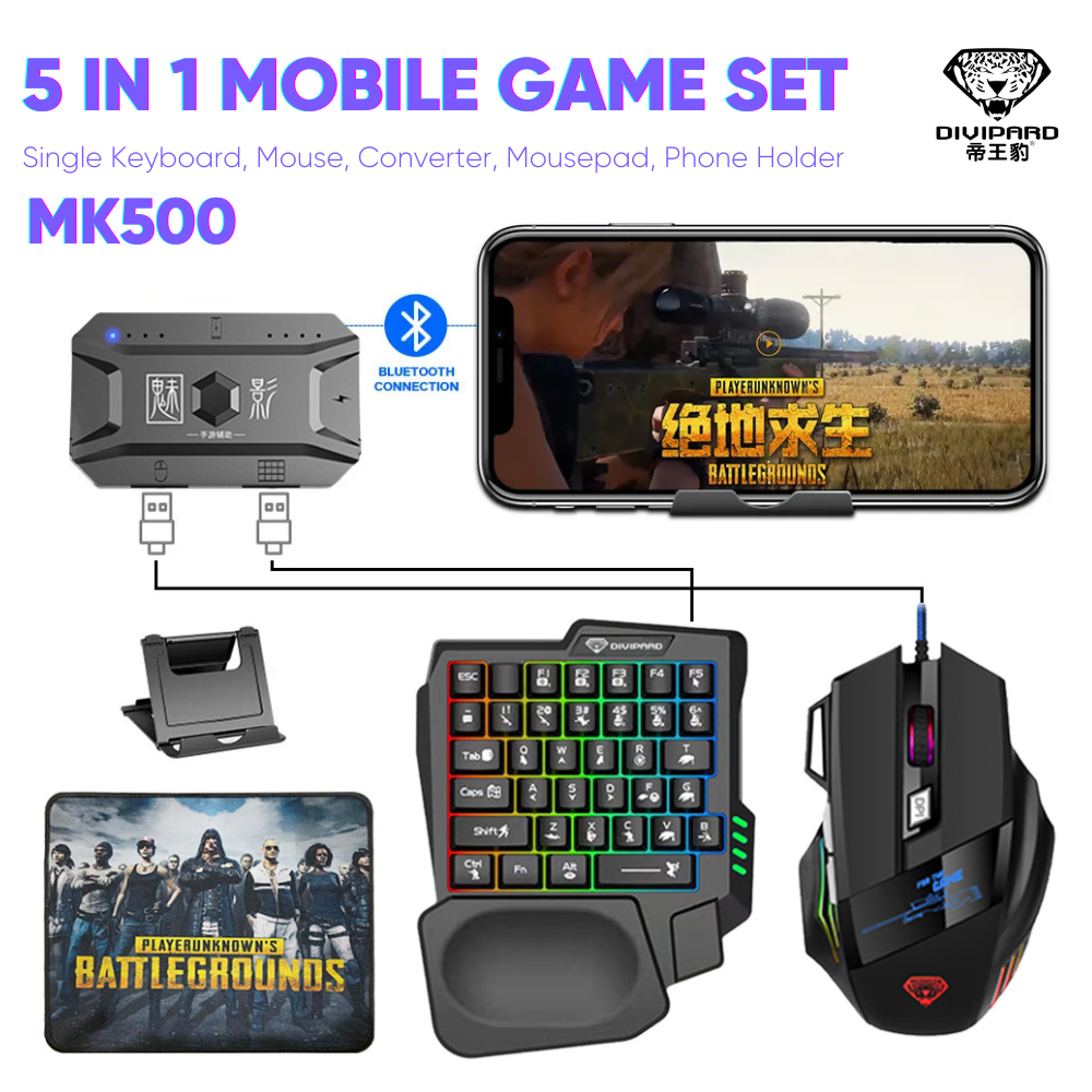 MK500 5-in-1 Combo Gaming Keyboard & Mouse
