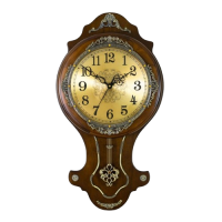 Very High Quality Wooden Body Metal Golden Color Dial Big Size Pendulum Wall Clock