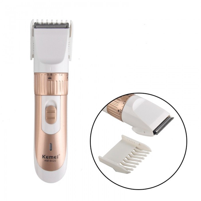 Trimmer Kemei KM-9020 Exclusive Rechargeable Hair Clipper &  -  Gold