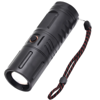 Sunford Telescopic zoomable flashlight with power bank