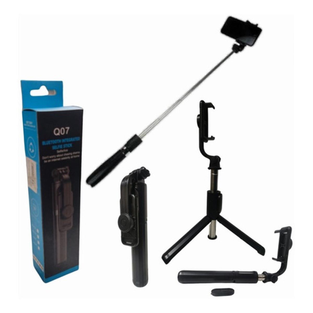 Q07 without light  Portable Live Streaming Bluetooth Selfie Stick Tripod