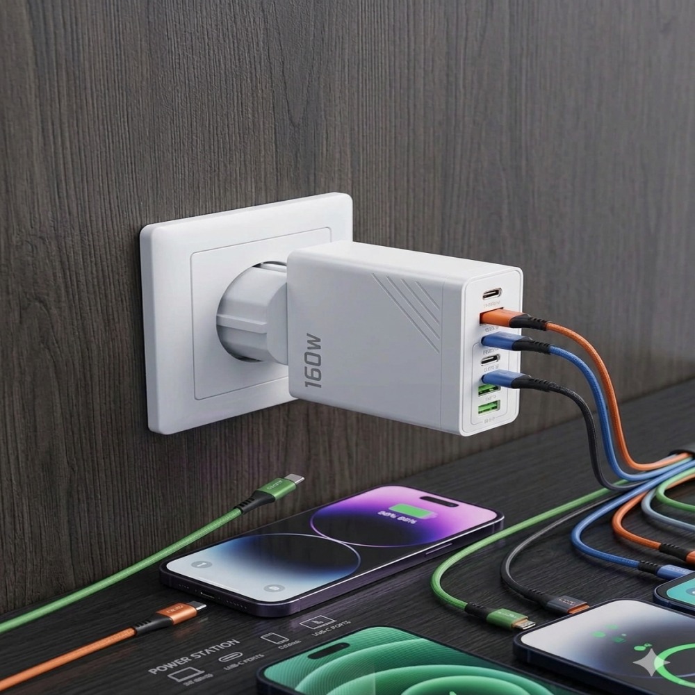 Super Fast 160W Multi-Port Charger