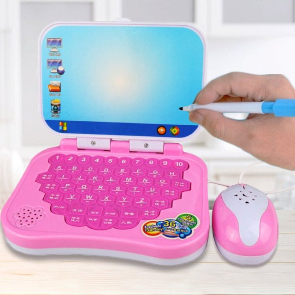 Smart Talking Computer for Kids Early Learning Development Leaning Machine + Olympic Heavy Duty Battery 3 Pcs