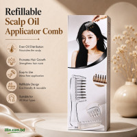 Refillable Scalp Oil Applicator Comb