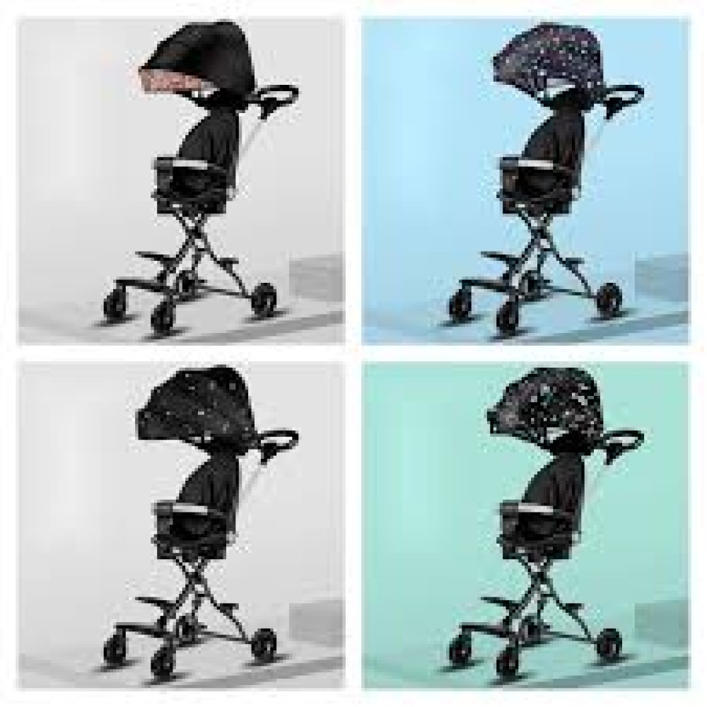 New 3 in 1 Baby Travel Stroller / Easy Folding Baby Walker Stroller